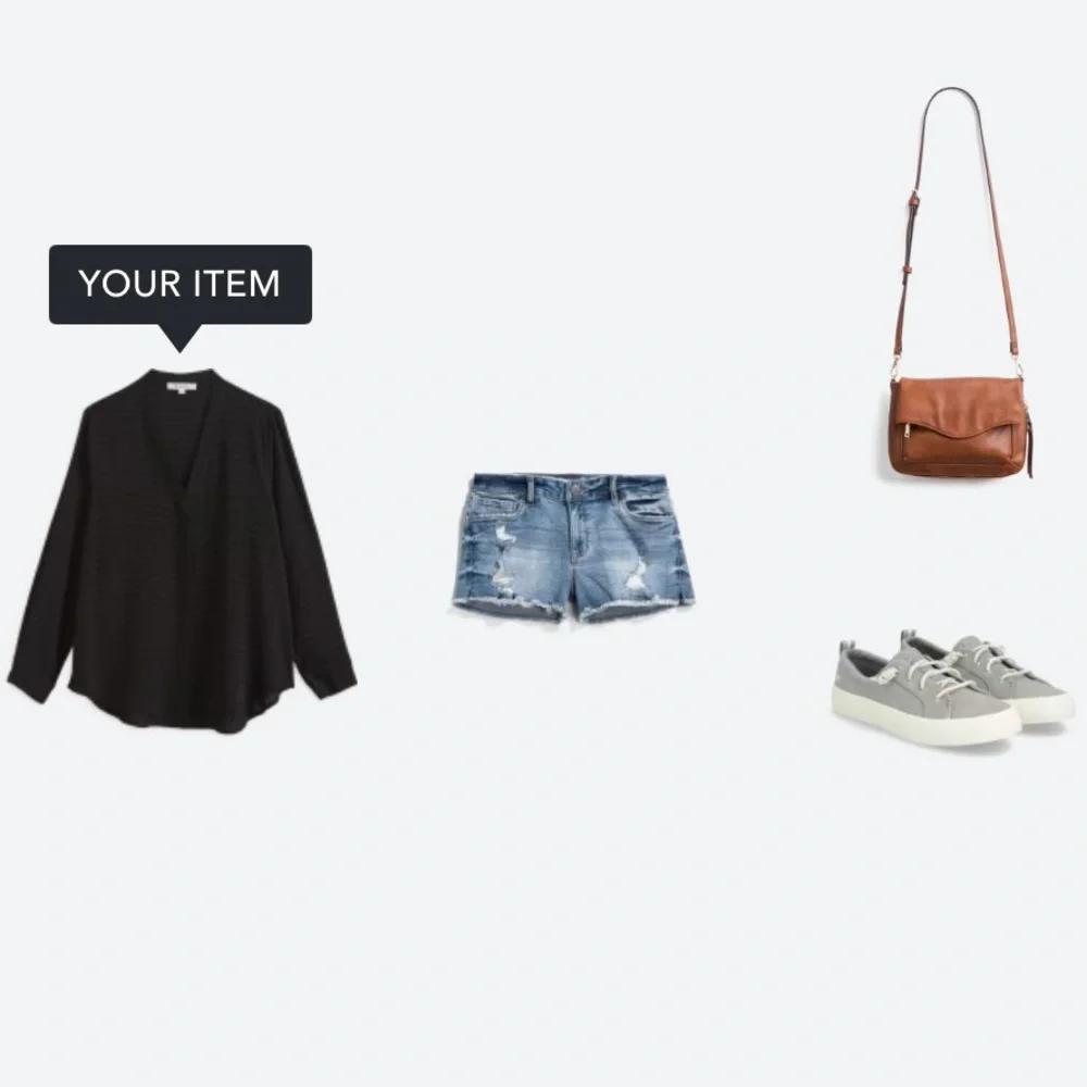 Monday Fun Maggie Relaxed Blouse in Black - Picture 9 of 11